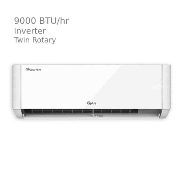 کولر گازی اینورتر 9000 جی پلاس GAC-TV09TP1 + قیمت