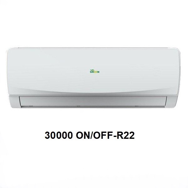 کولر گازی 30000 گرین R22 مدل H30P1T1B